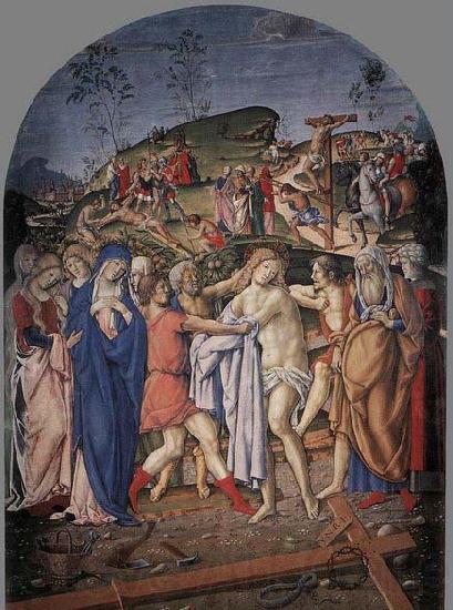 Francesco di Giorgio Martini The Disrobing of Christ Spain oil painting art